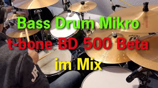 Video thumbnail for Bass Drum Mikro t-bone BD 500 Beta im Mix by TABRI VIDEOS