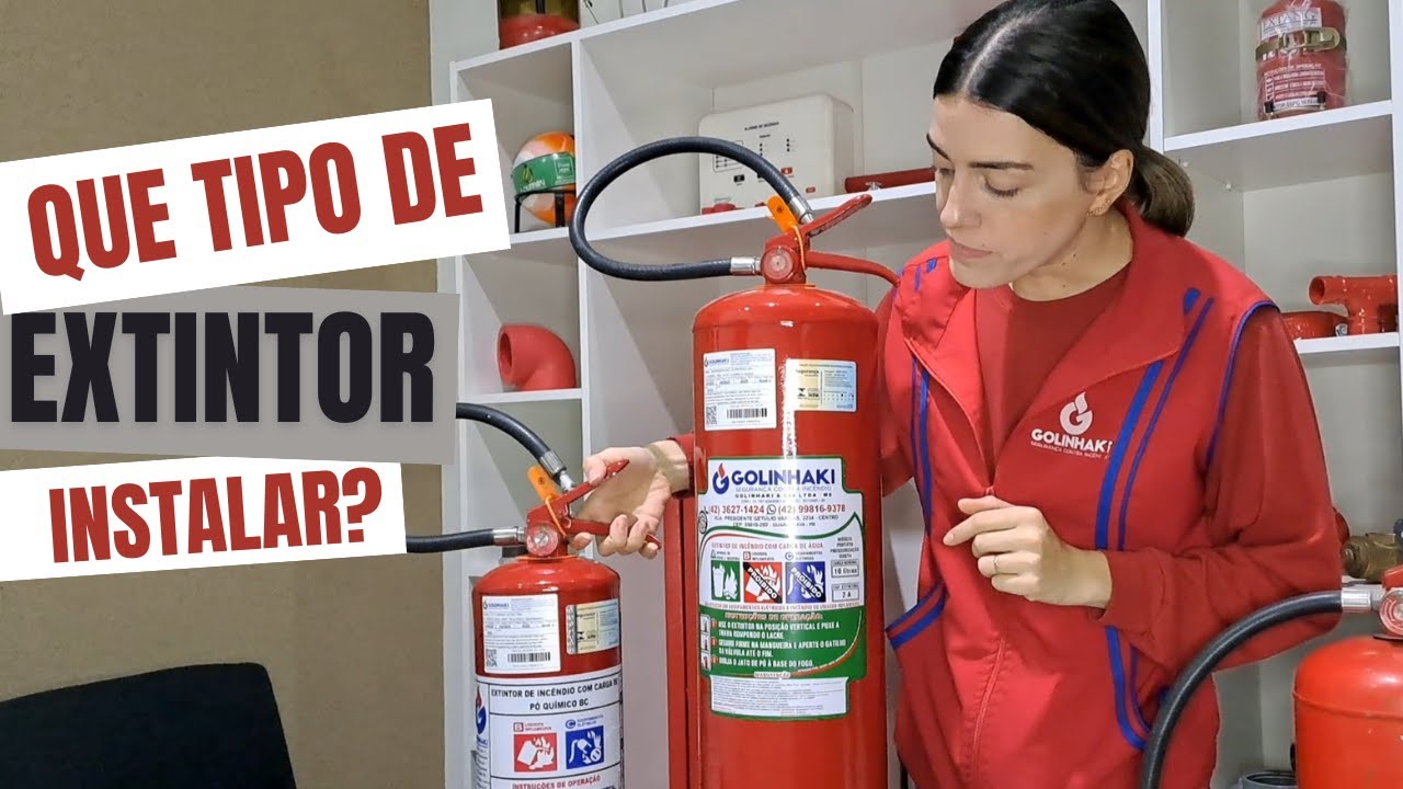 QUE TIPO DE EXTINTOR INSTALAR?