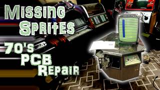 Missing Sprites - Midway 8080 PCB Repair Classic 1976 Tornado Baseball Arcade Game!