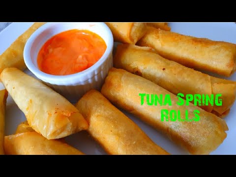 Tuna Spring Rolls-How To Make Fish Lumpia