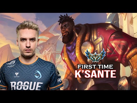 LEC Champion Odoamne Tries Out K'Sante For the First Time - TopLane Kingdom
