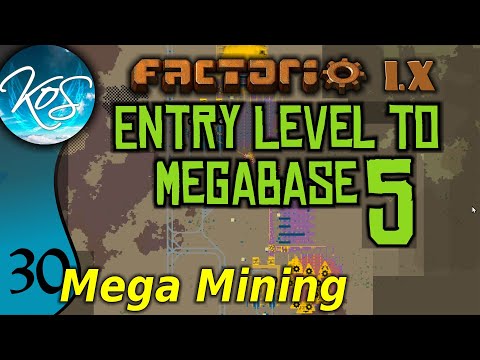 Factorio 1.X Entry Level to Megabase 5 - 30 - MEGA MINING FOR GREEN CIRCUITS - Guide, Tutorial