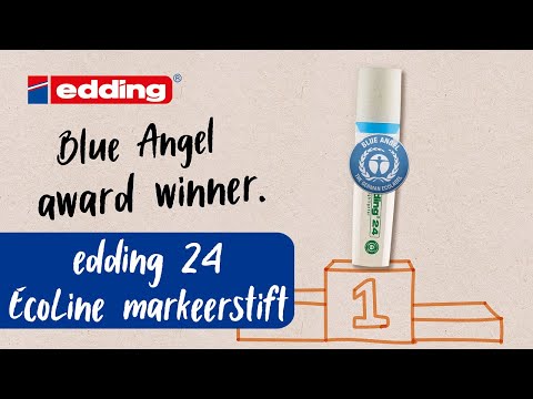 Markeerstift edding 24 Ecoline pastel geel