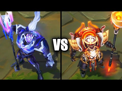 PROJECT Jax vs Mecha Kingdoms Jax Skins Comparison (League of Legends)