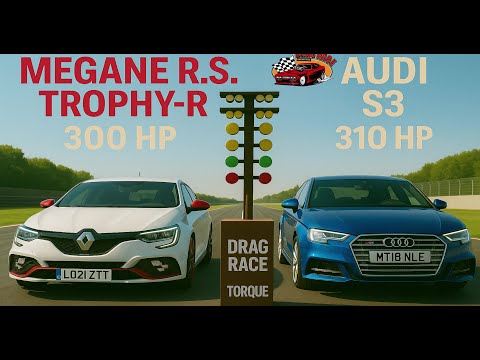 🔥 Megane RS Trophy-R vs Audi S3 (310 HP) – Lightweight Track Killer vs AWD Sleeper!