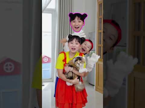 Baby Doll and Mike Dancing With Cat #shorts