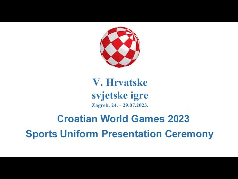 V  Hrvatske svjetske igre - sports uniform presentation