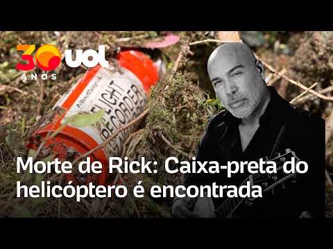 Caixa-preta de helicóptero que caiu com o cantor Rick Sollo em SC é encontada