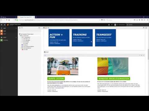 Die Oberfläche von TYPO3