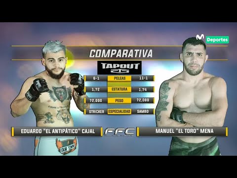 FFC 59: EDUARDO 'EL ANTIPÁTICO' CAJAL vs MANUEL 'EL TORO' MENA | Fusion Fighting Championship