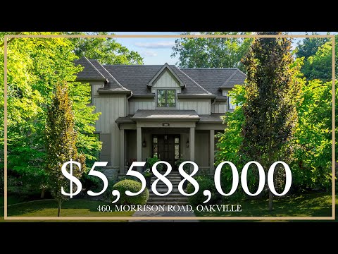$5,588,000 - Beautiful Transitional Home By Bill Hicks & Built By Bachly - 460 Morrison Rd, Oakville