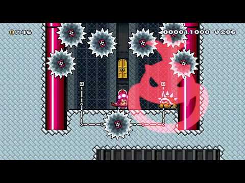 Cut-Cut Castle by Rjain - Super Mario Maker 2 - No Commentary 1bz