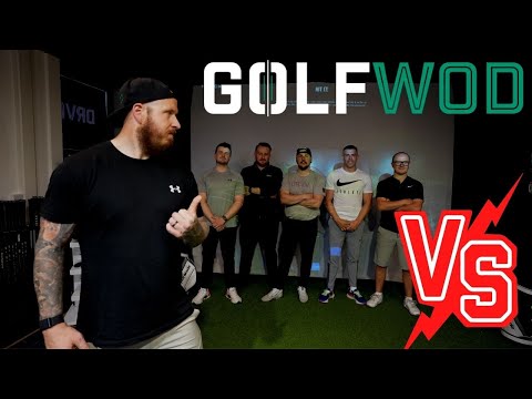 Row & Long Drive Golf Fitness Challenge - GW Vs 5 Golfers!