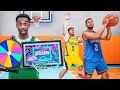 1v1 Basketball But The Spin Wheel Decides What Hoop You Score On