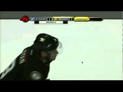 Bobby Ryan scores game winning shootout goal. October 8th