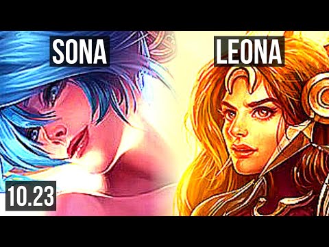 SONA & Ashe vs LEONA & Jhin (SUPPORT) | Rank 2 Sona, 5/1/15, 700+ games | EUW Challenger | v10.23
