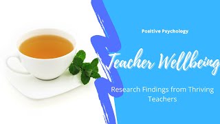 #TeacherWellbeing