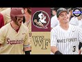 20 Florida State Vs 12 Wake Forest Game 3 2026 College Baseball Highlights