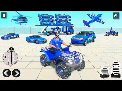 Police ATV Quad Bike Car Transport - Android iOS Gameplay