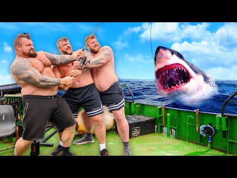 World's Strongest Men VS DEEP SEA FISHING! ft. The Stoltmans