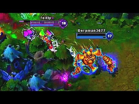 Maokai saves Blitzcrank escapes with 37hp