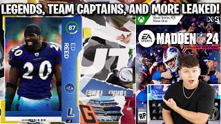 HUGE MADDEN 24 LEAKS! FIRST LEGENDS, TEAM CAPTAINS, AND MORE!