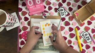 🍓 strawberry Sunday Funday Savings 🍓#strawberry #strawberrysavings #savingschallenges 