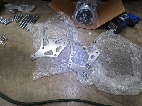 Ls swap Ac bracket sanden 508 compressor c3 corvette vintage air instal