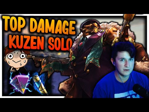 KUZENBO SOLO TOP DAMAGE MASTER'S RANKED?!