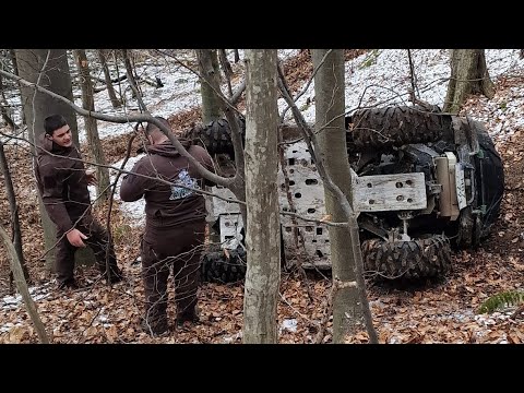 Prevrtanje kvada na stranu atv xtreme club Ljubovija.