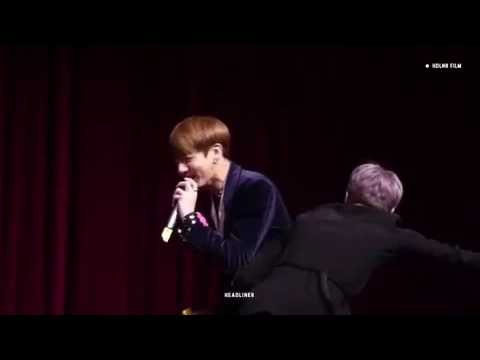 V AND JUNGKOOK SINGING JIMINS LIE