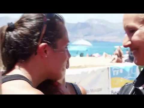 Omayra Farias, Campeona del Open Canarias 2015 de Tenis playa ante la rusa Natalya Timofeeva.