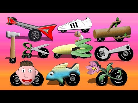 Spell The Strange Vehicles 2 - Vehicle Spelling Cartoon For Children
