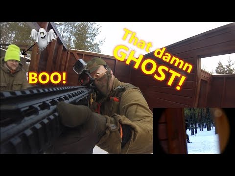 The Ghost👻 scares me good😨 and my ass gets shot! WetSnowday: Episode three