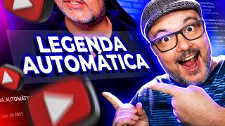 COMO COLOCAR LEGENDA AUTOMÁTICA NOS VÍDEOS DO YOUTUBE