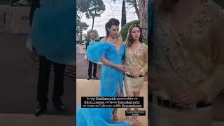 Milla Jovovich with her daughter Ever Anderson at Amfar Gala, in Cannes. #cannes2022