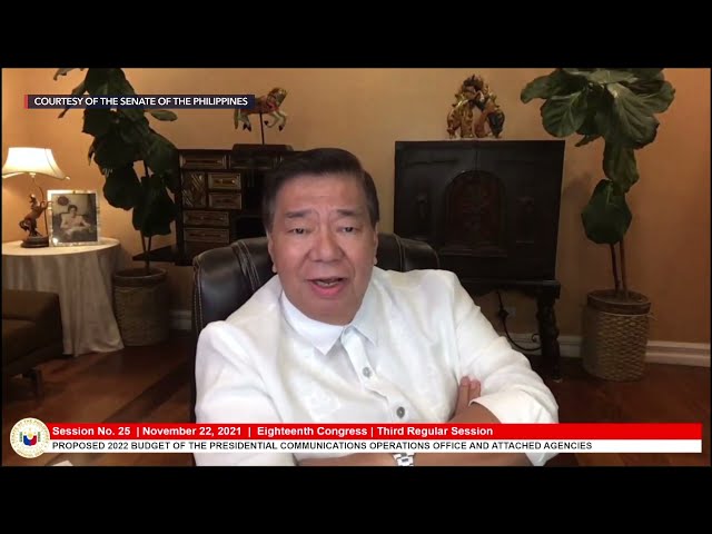 Senat mengecam pejabat PCOO karena meminum alkohol selama perdebatan anggaran