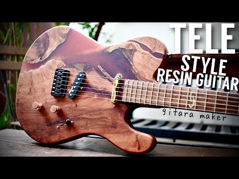 I BUILT a TELE STYLE RESIN GUITAR