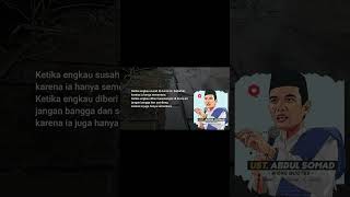 Download lagu KATA BIJAK DARI UST.ABDUL SOMAD TENTANG SABAR #shorts  #uas mp3