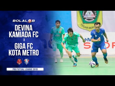 Devina Kamiada FC (3) x (3) Giga FC Kota Metro - Pro Futsal League 2019