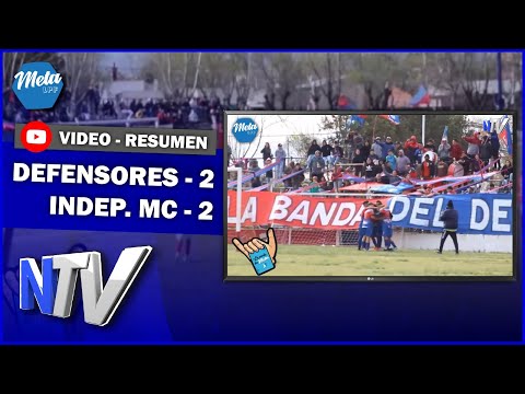 RESUMEN PARTIDO: Defensores 2 - Independiente de Mones Cazón 2 - 17 de SEPTIEMBRE de 2023