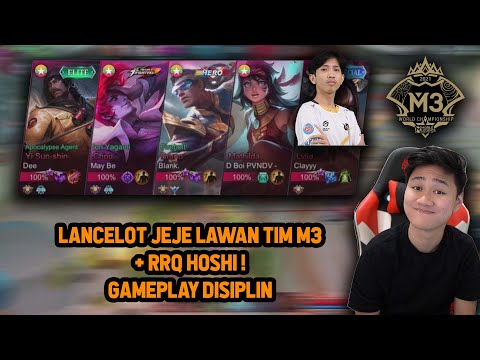 LAWAN TIM M2 BURMESE GHOUL + RRQ HOSHI DI RANKED ! LANCELOT JEJE BERAKSI - Mobile Legends