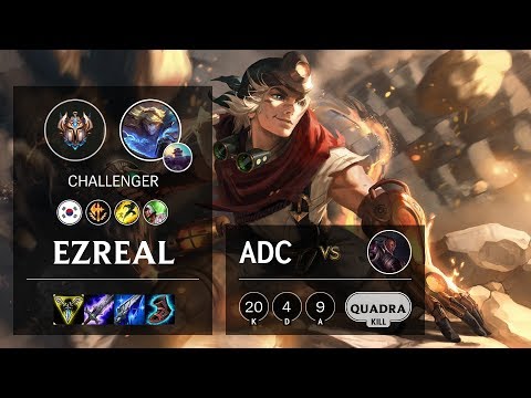 Ezreal ADC vs Lucian - KR Challenger Patch 10.3