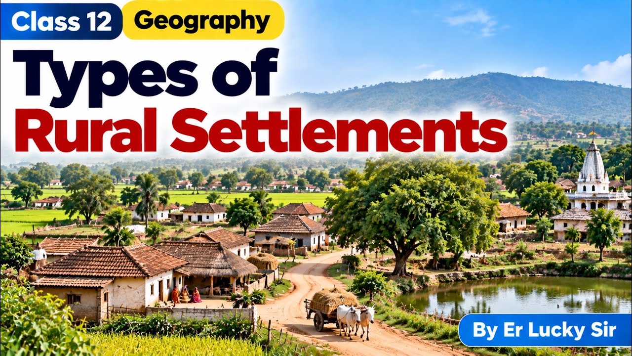 Types of Rural Settlements - Human Settlements Class 12 Geography
