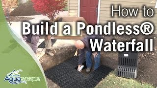 Aquascape's "NEW" How To Build a Pondless® Waterfall