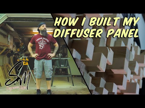 How to build a wood Diffuser Panel