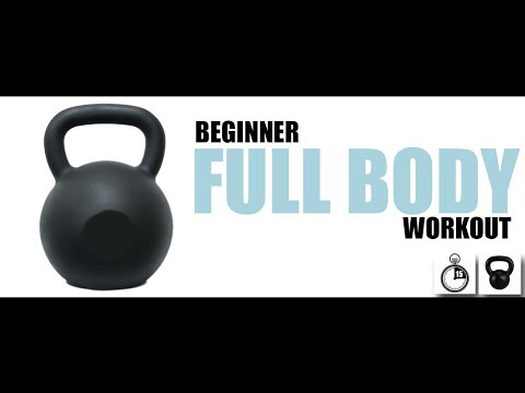 15 MINUTE BEGINNER FULL BODY KETTLEBELL WORKOUT