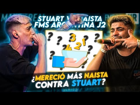 ¿MERECIÓ MÁS NAISTA CONTRA STUART? | STUART VS NAISTA FMS ARGENTINA J3