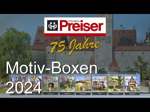 Preiser Miniaturfiguren Motiv-Boxen - Neuheit 2024