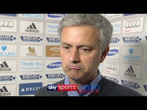 Jose Mourinho after losing his first Chelsea game at Stamford Bridge